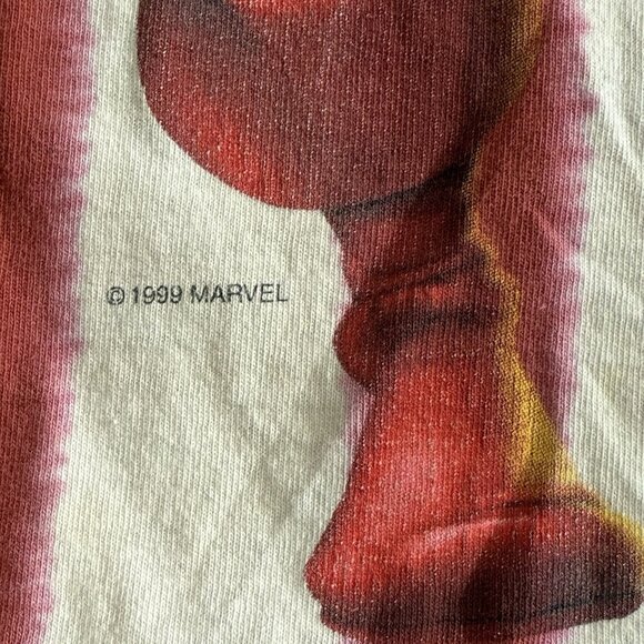 CAPTAIN AMERICA T-SHIRT Men XL MARVEL COMICS VINTAGE 1999 Universal Studios - Picture 2 of 8